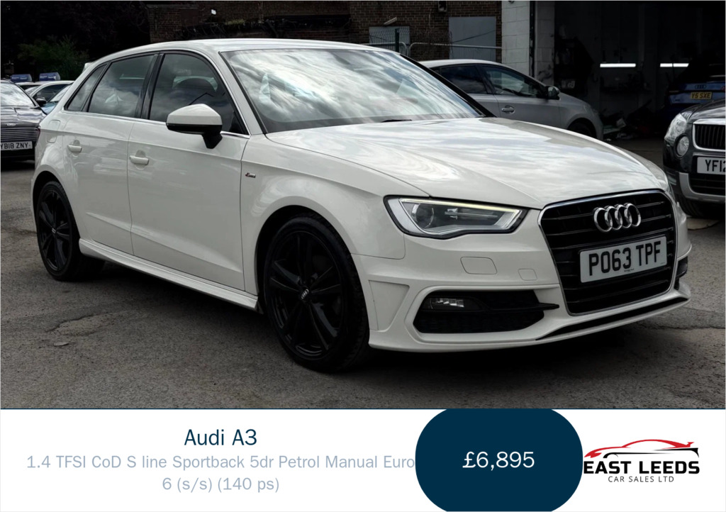 Audi A3 1.4 Tfsi Cod S Line Sportback Eu White