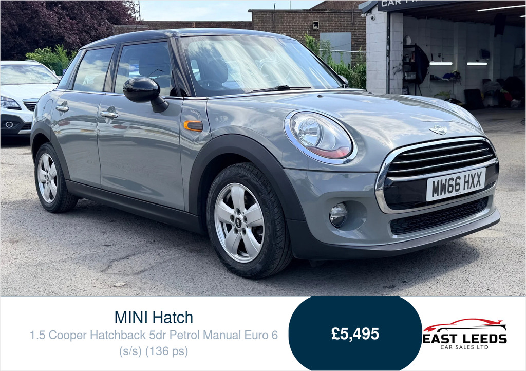 Mini Hatch 1.5 Cooper Hatchback Euro 6 Ss MW66HXX Grey