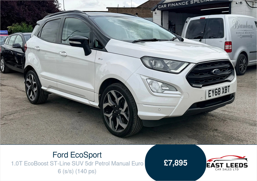 Ford Ecosport 1.0T Ecoboost St-line Suv Euro 6 White