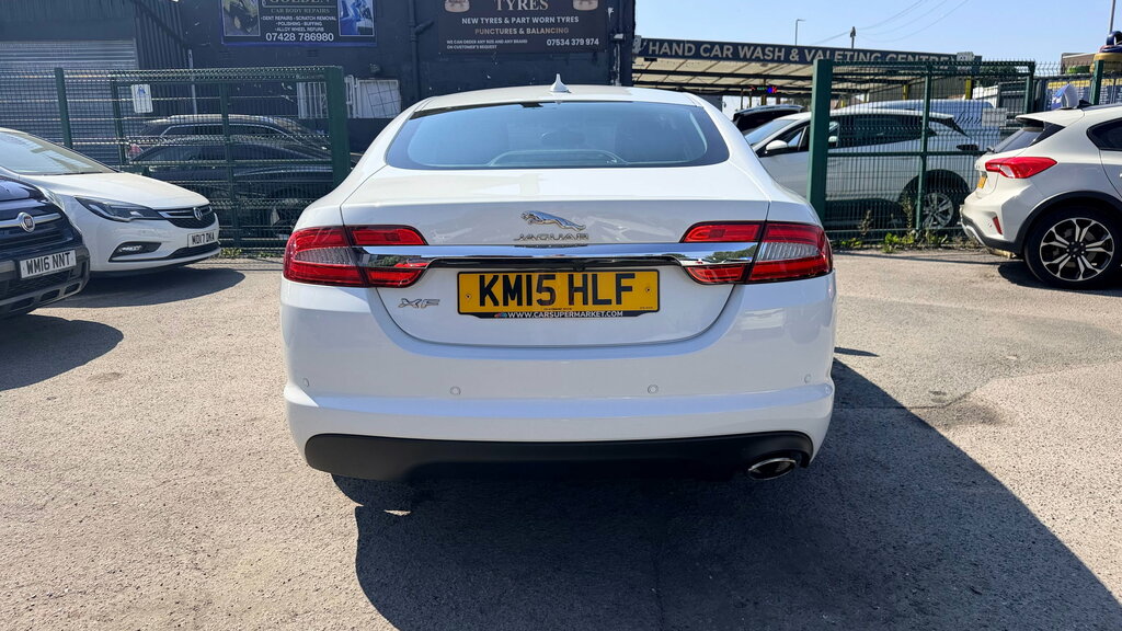 Jaguar XF 2.2D Luxury Saloon Euro 5 Ss 2 KM15HLF White #4