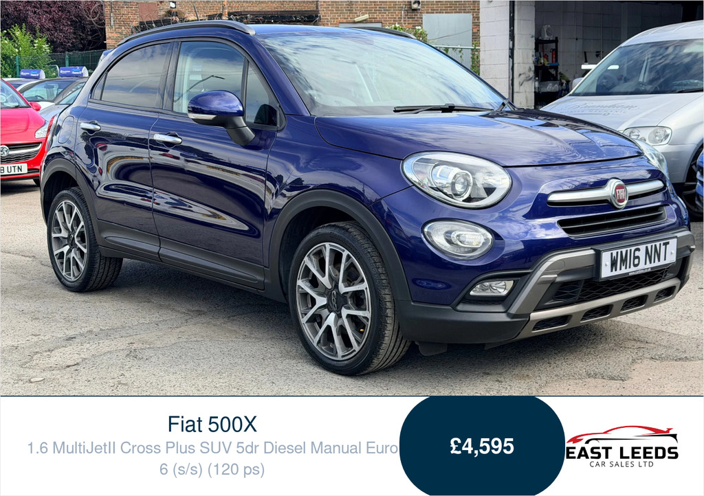 Fiat 500X 1.6 Multijetii Cross Plus Suv Eu Blue