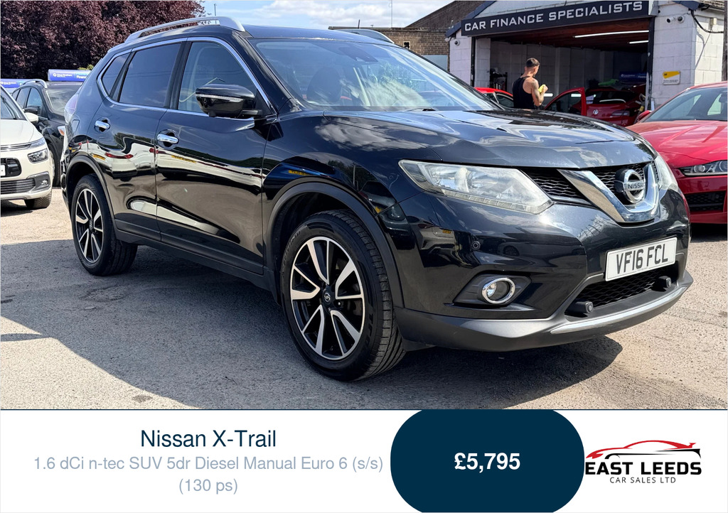 Nissan X-Trail 1.6 Dci N-tec Suv Euro 6 Ss Black