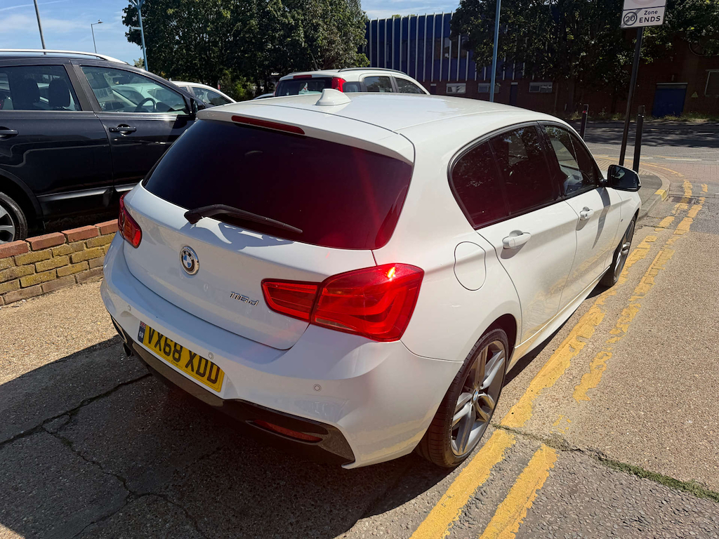 BMW 1 Series 116D M Sport VX68XDD White #6