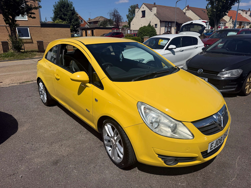 Vauxhall Corsa Design Yellow