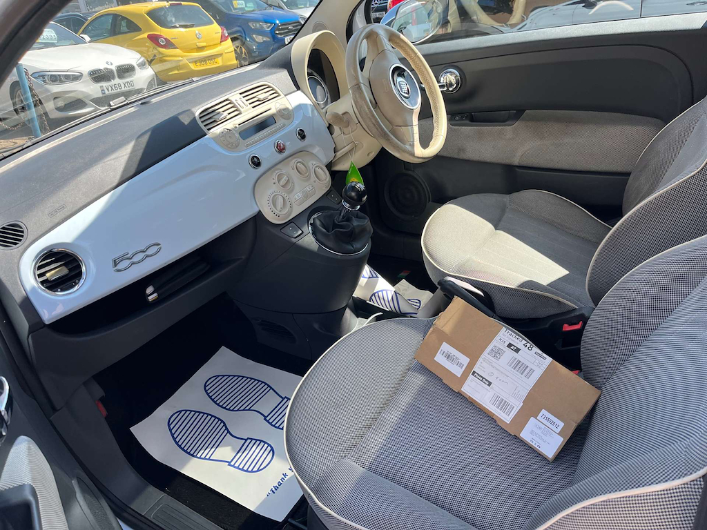 Fiat 500 Lounge Rhd Blue #2