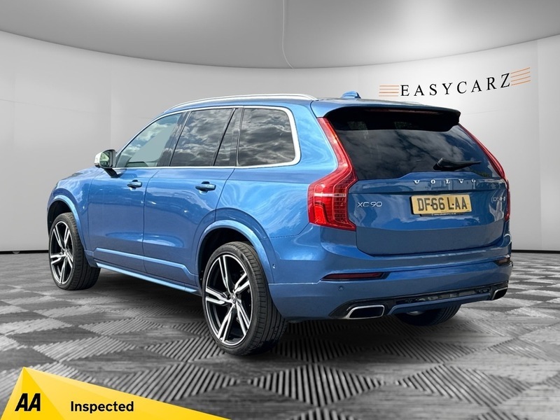 Volvo XC90 D5 Powerpulse R-design Awd DF66LAA Blue #5