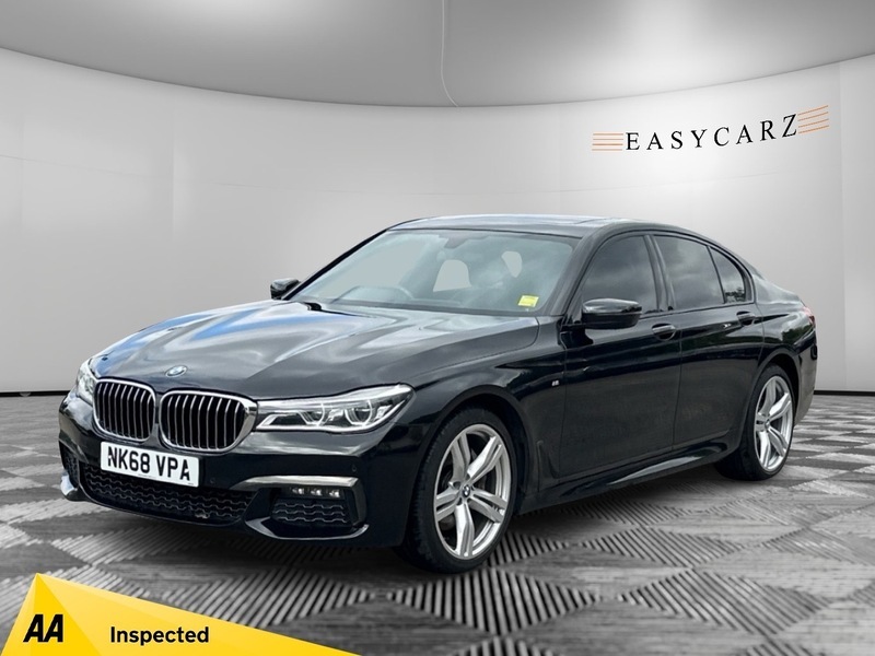 BMW 7 Series 730D M Sport NK68VPA Black #3