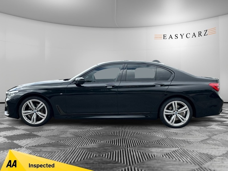 BMW 7 Series 730D M Sport NK68VPA Black #4