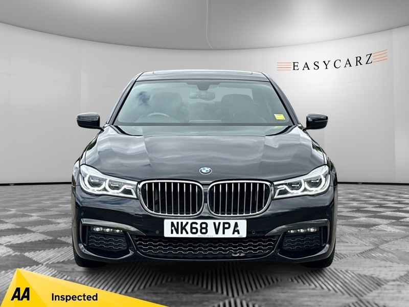 BMW 7 Series 730D M Sport NK68VPA Black #2