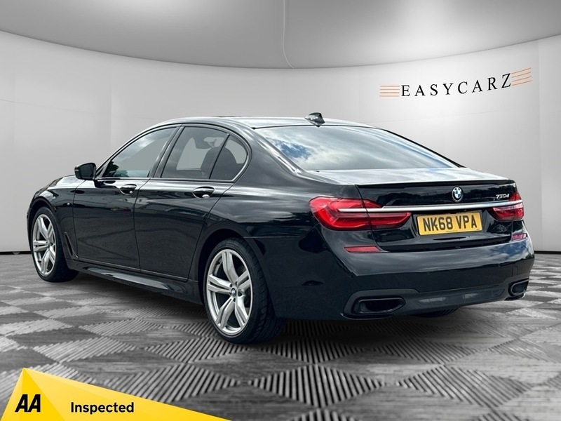 BMW 7 Series 730D M Sport NK68VPA Black #5