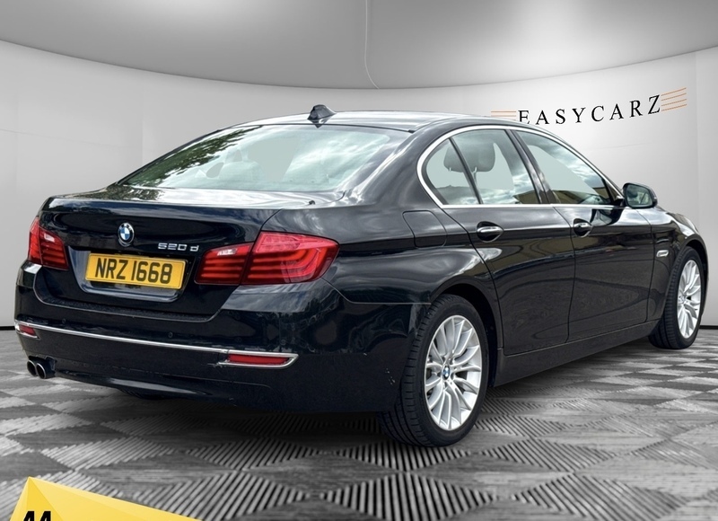 BMW 5 Series 520D Luxury Black #6