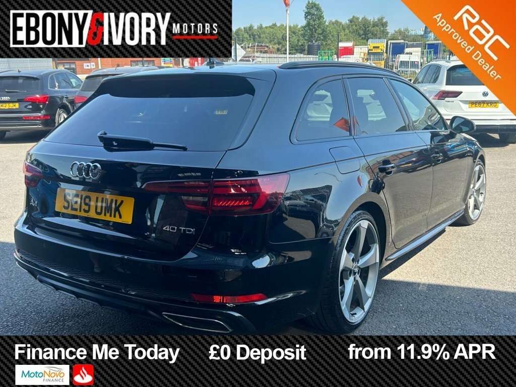 Audi A4 Avant 2L Black Edition Black #5