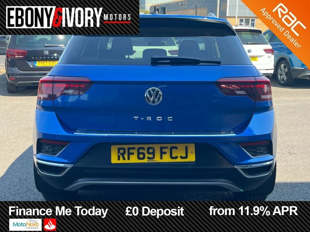 Volkswagen T-Roc 2L Sel RF69FCJ Blue #4