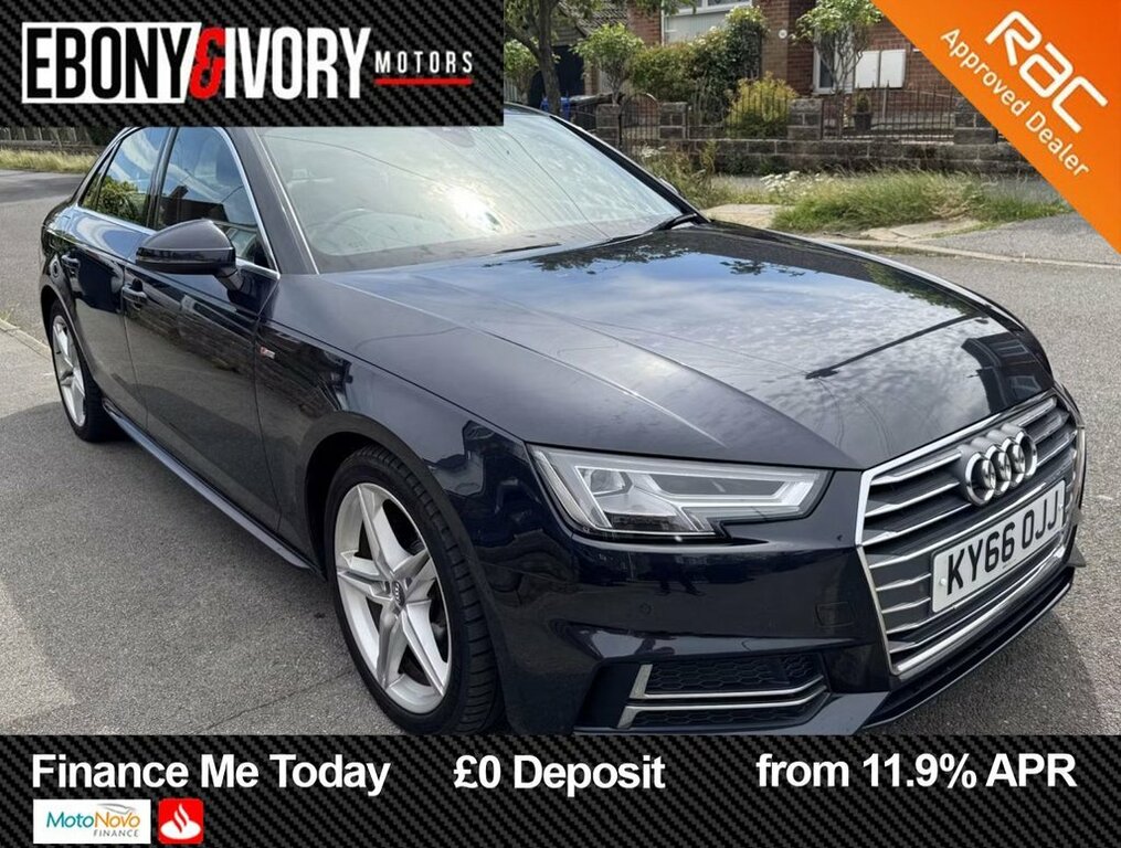 Audi A4 2L S Line Blue