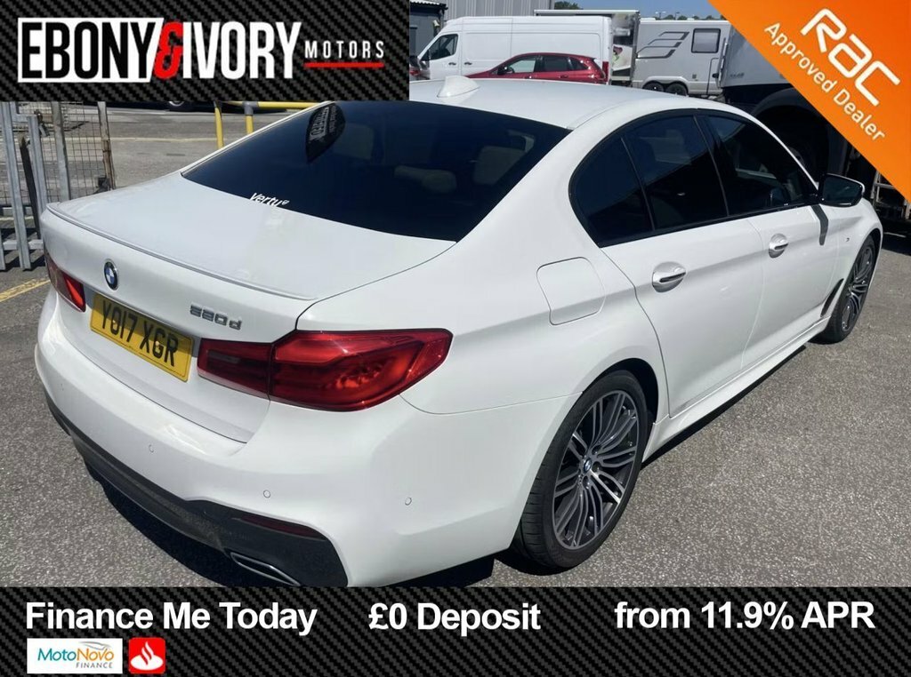 BMW 5 Series 2L M Sport White #3