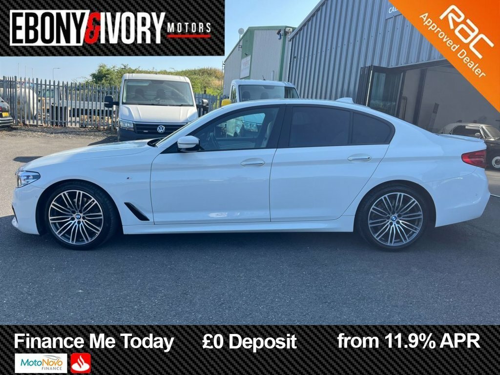 BMW 5 Series 2L M Sport White