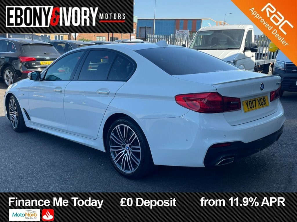 BMW 5 Series 2L M Sport YO17XGR White #2