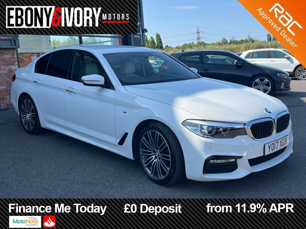 BMW 5 Series 2L M Sport YO17XGR White #6