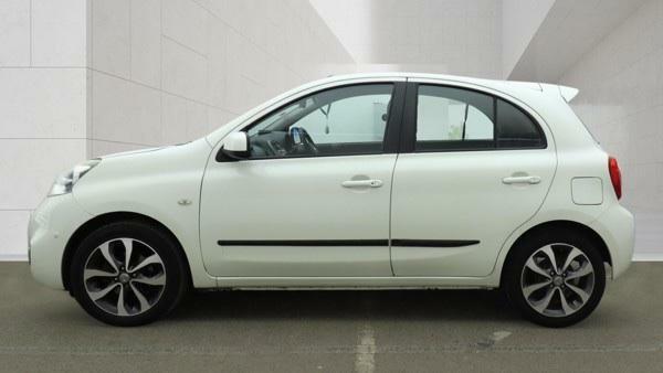 Nissan Micra Tekna White #5