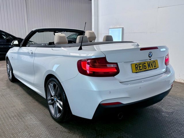 BMW 2 Series 2016 1.5 218I M Sport Convertible White #4