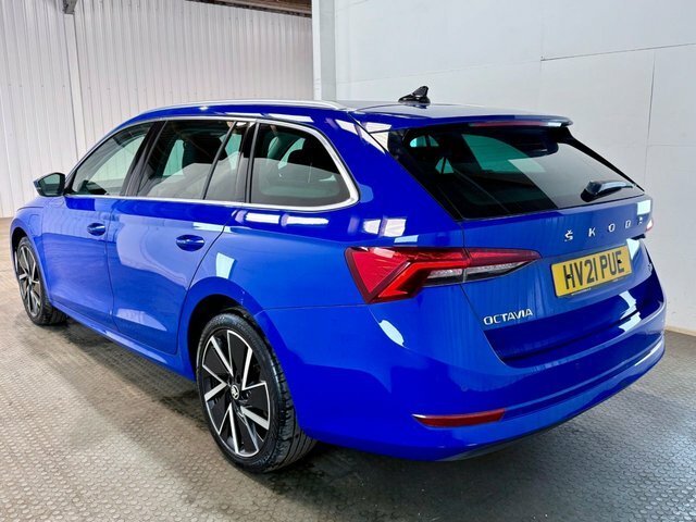 Skoda Octavia 2021 1.4 Tsi Iv 13Kwh Se L Estate Plug- HV21PUE Blue #4