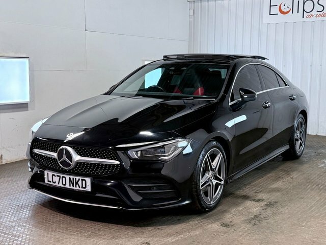 Mercedes-Benz CLA Class 2020 1.3 Cla180 Amg Line Premium Plus 2 Coupe LC70NKD Black #3