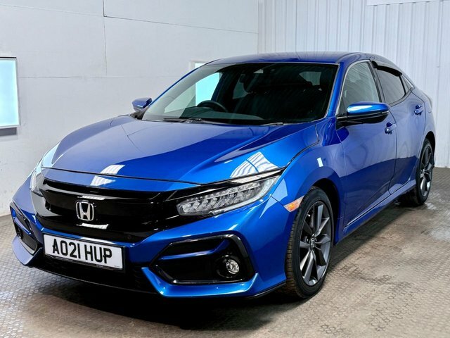 Honda Civic 2021 1.0 Vtec Turbo Sr Hatchback Cvt Eu Blue #3
