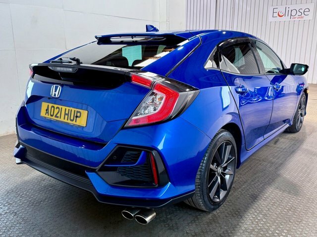 Honda Civic 2021 1.0 Vtec Turbo Sr Hatchback Cvt Eu Blue #6