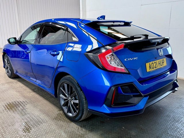 Honda Civic 2021 1.0 Vtec Turbo Sr Hatchback Cvt Eu Blue #4