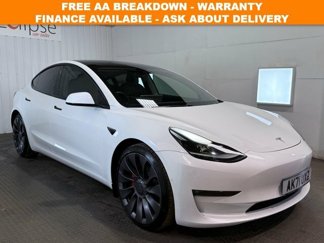 Tesla Model 3 2021 Dual Motor Performance Saloon AK71UXZ White