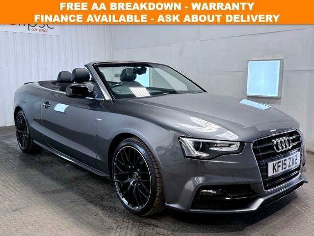 Audi A5 2015 2.0 Tdi S Line Special Edition Plus Convertib Grey