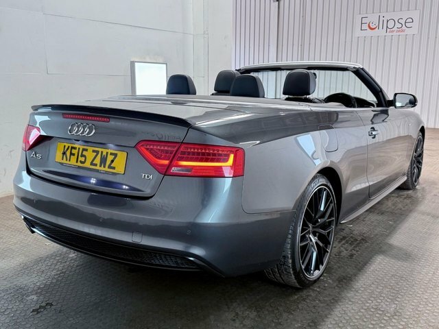 Audi A5 2015 2.0 Tdi S Line Special Edition Plus Convertib Grey #6