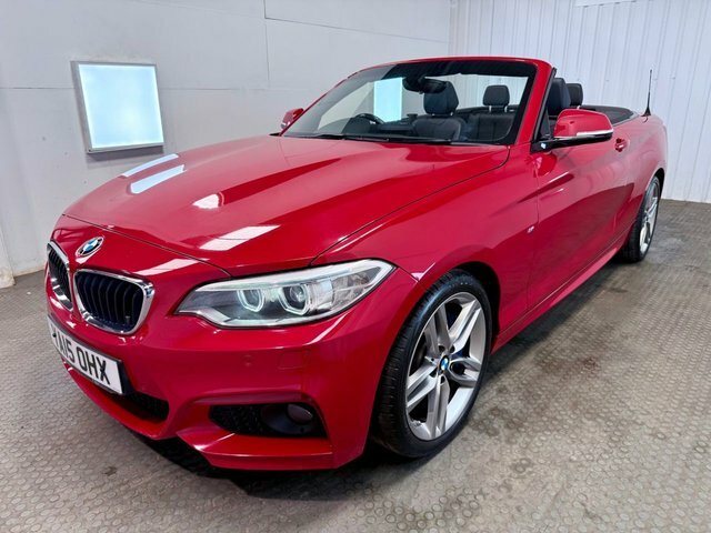 BMW 2 Series 2015 2.0 220D M Sport Convertible Red #3