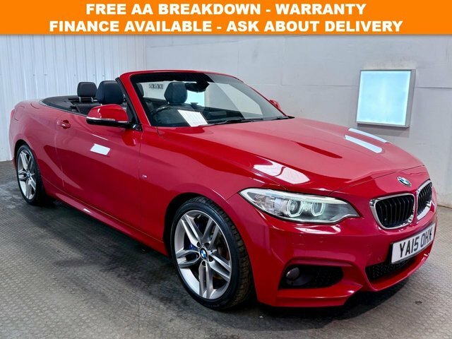 BMW 2 Series 2015 2.0 220D M Sport Convertible Red