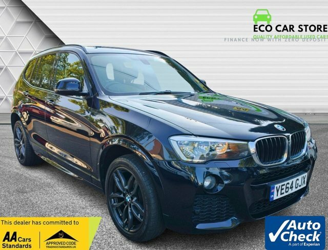 BMW X3 2.0 20D M Sport Suv Xdrive Euro 6 Black