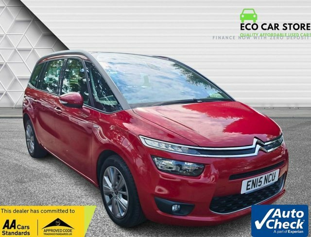 Citroen Grand C4 Picasso 1.6 Bluehdi Vtr Mpv Eat6 Euro 6 S S Red