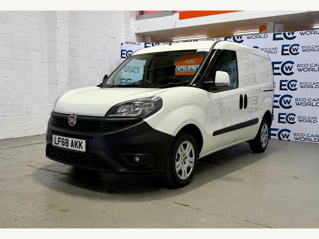 Fiat Doblo 1.3 Multijetii Sx L1 H1 Euro 6 White #2