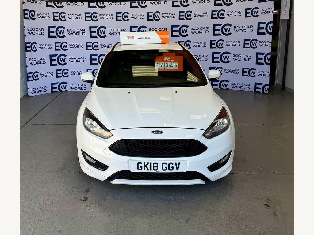 Ford Focus 1.0T Ecoboost St-line Euro 6 S S White #2