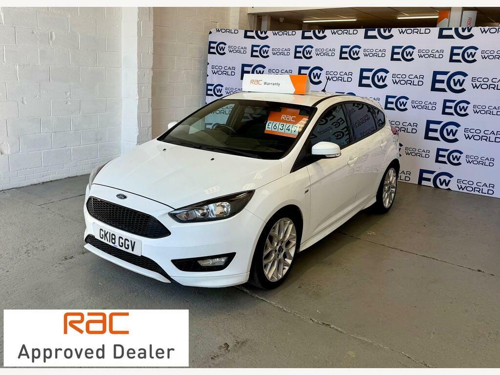 Ford Focus 1.0T Ecoboost St-line Euro 6 S S White