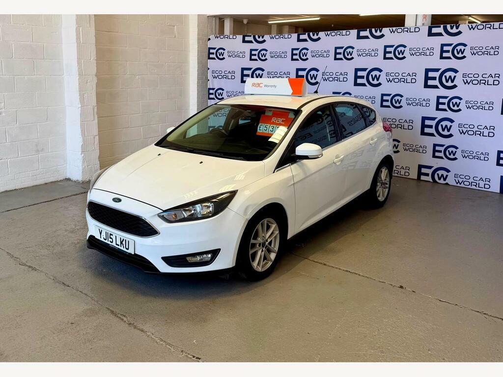 Ford Focus 1.0T Ecoboost Zetec Euro 6 S S White #2