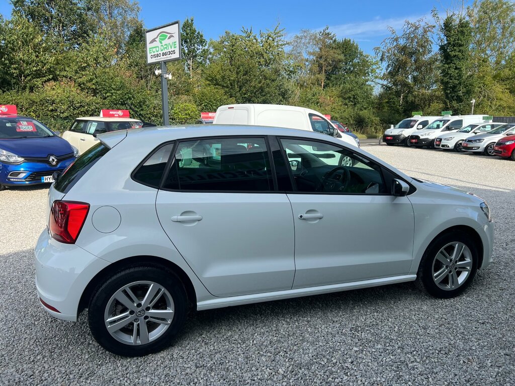 Volkswagen Polo 1.2 Tsi Bluemotion Tech Match Hatchback FL66UDZ White #5