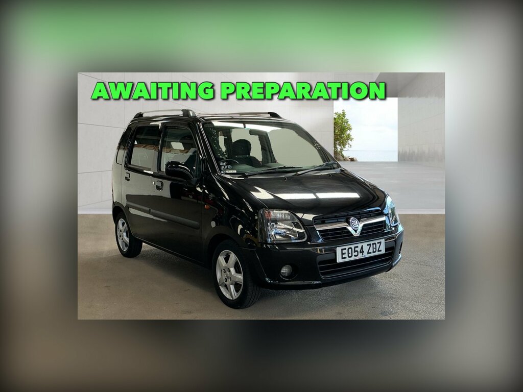 Vauxhall Agila 1.2I 16V Design Mpv 151 Gkm, 7 Black