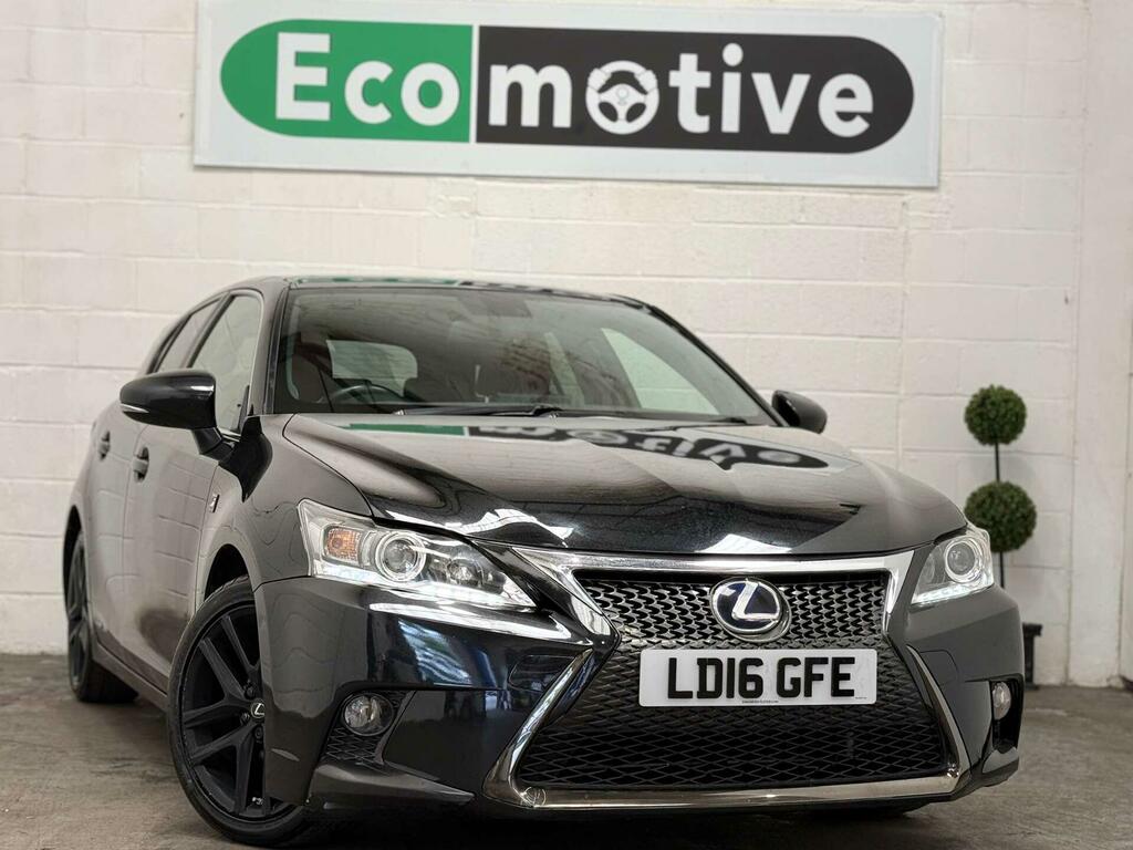 Lexus CT 1.8 200H F Sport Cvt Euro 6 Ss LD16GFE Black