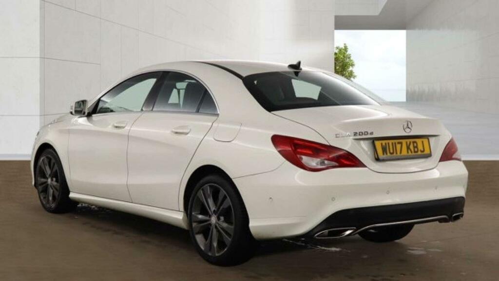 Mercedes-Benz CLA Class 2.1 Cla200d Sport Coupe Euro 6 Ss White #4
