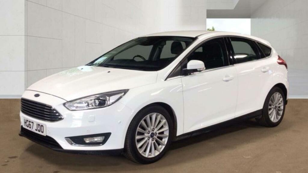 Ford Focus 1.5T Ecoboost Titanium X Euro 6 Ss HG67JDO White #2