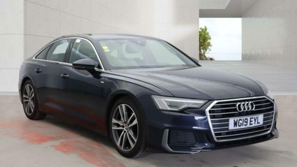 Audi A6 Saloon 2.0 Tdi 40 S Line S Tronic Euro 6 Ss Blue