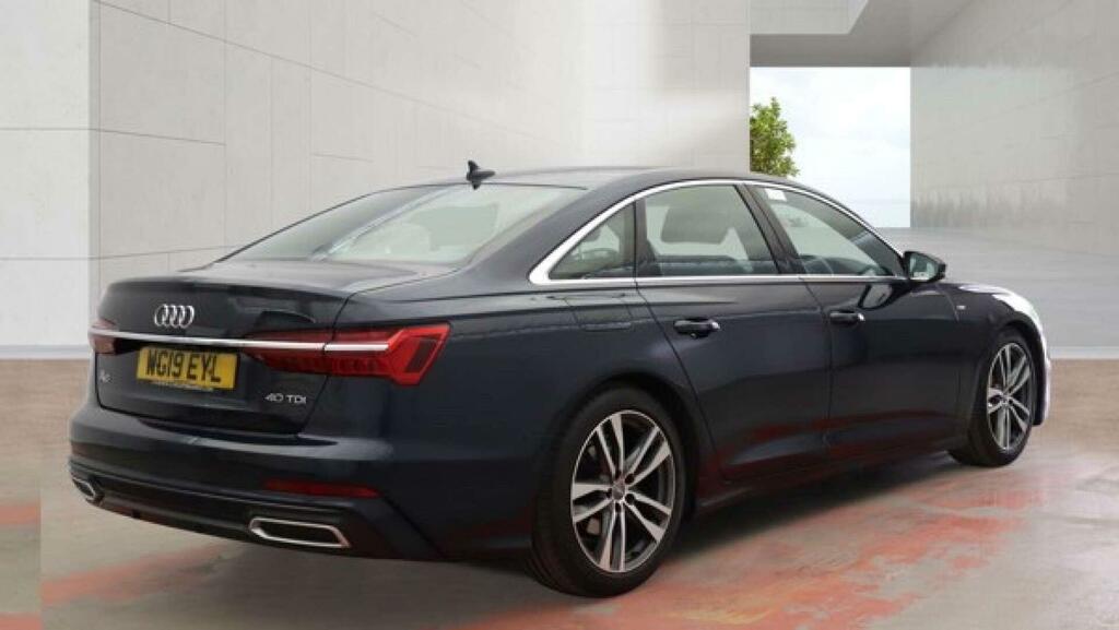 Audi A6 Saloon 2.0 Tdi 40 S Line S Tronic Euro 6 Ss Blue #4