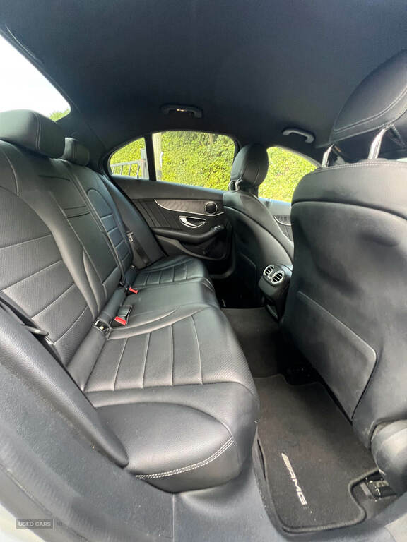 Mercedes-Benz C Class C220d Amg Line FT66BFP Silver #6