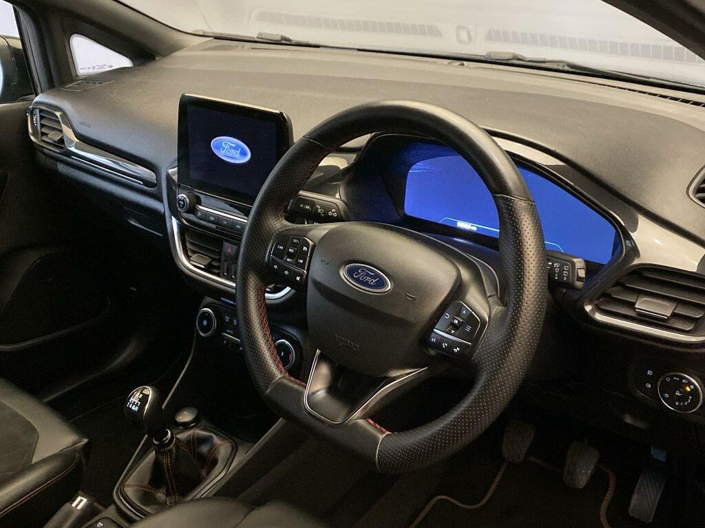 Ford Fiesta 1.0T Ecoboost 100 Bhp St-line X Nq MD72FZA Black #4