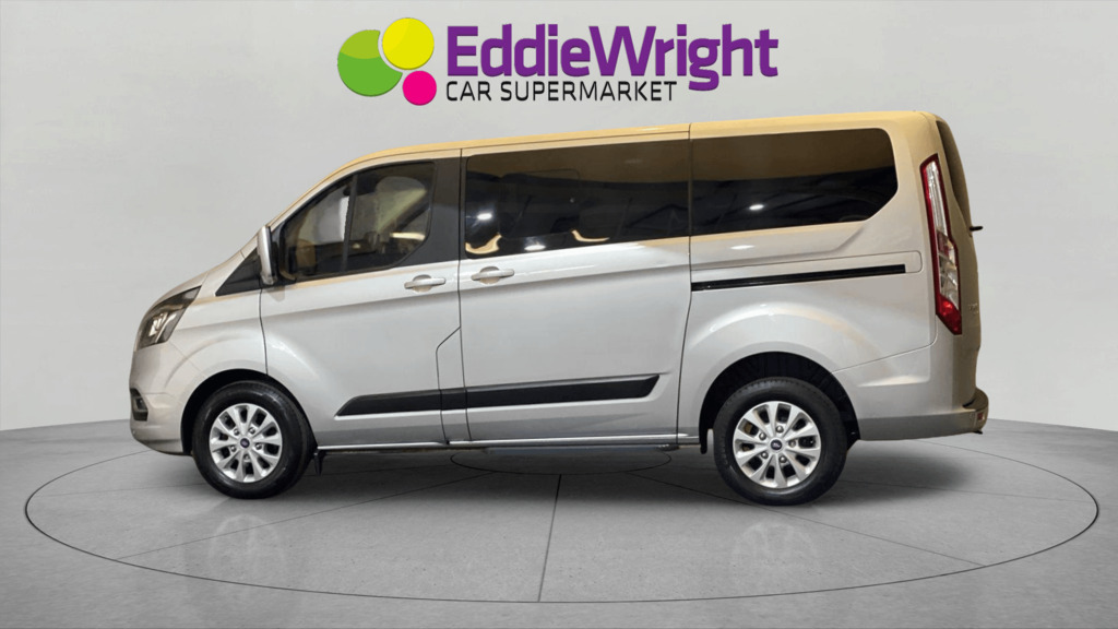Ford Tourneo Custom 2.0 Tdci 320 Ecoblue 130 Bhp Zetec Minibus Double YS22MRO Silver #3
